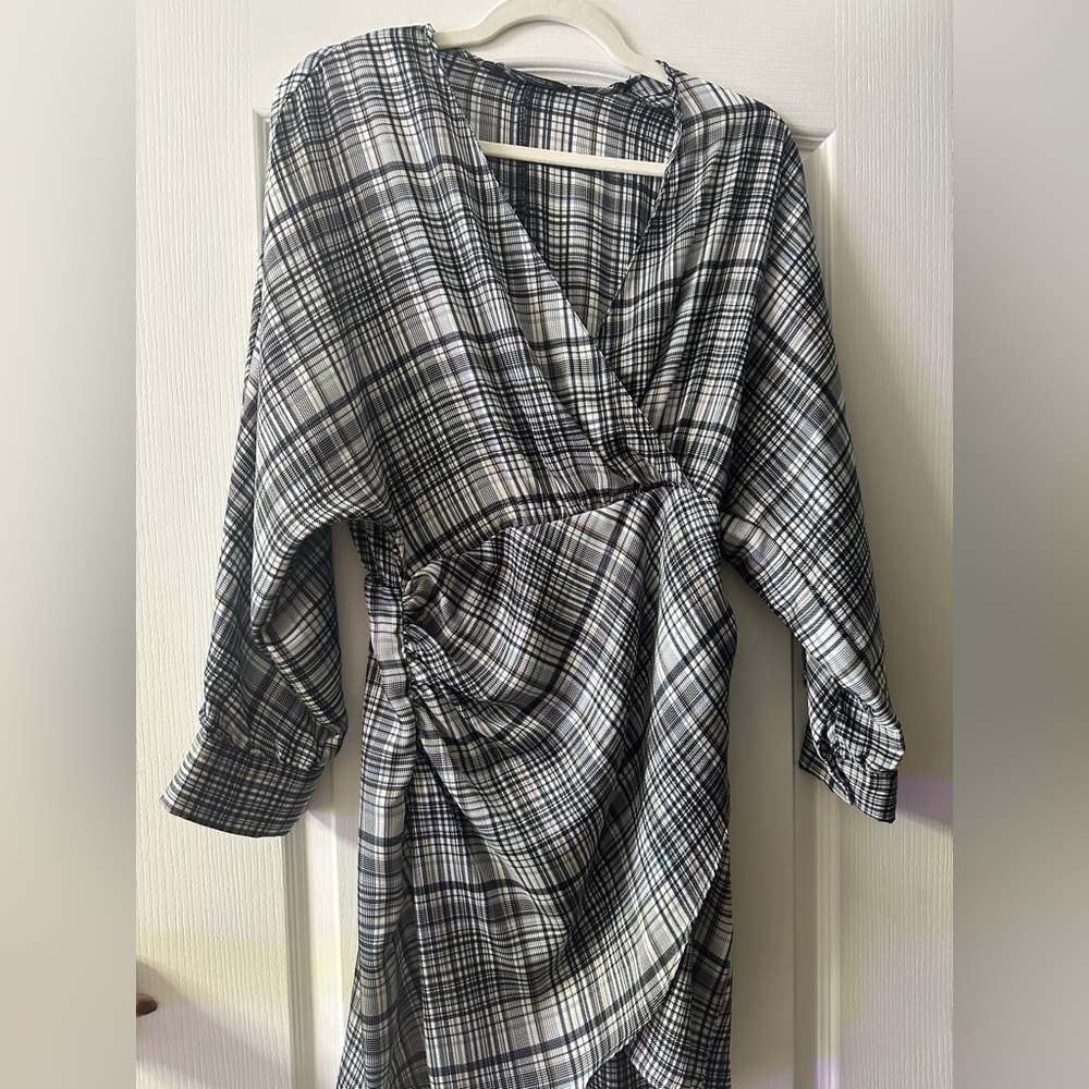 Plaid Dress - ZARA